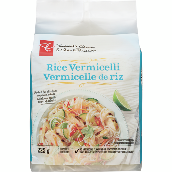 le Choix du Président Vermicelle de riz 225 g, 1,24 $/100g