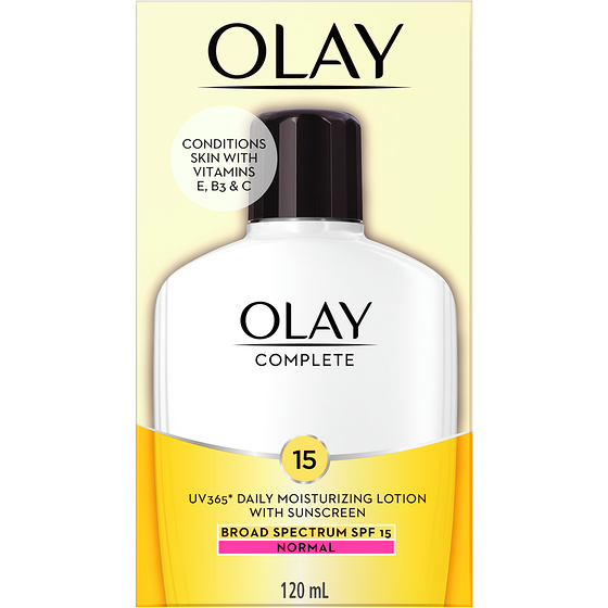 Olay Complete Lotion Moisturizer with SPF 15 Normal, 120 mL 120 ml, $12.49/100ml