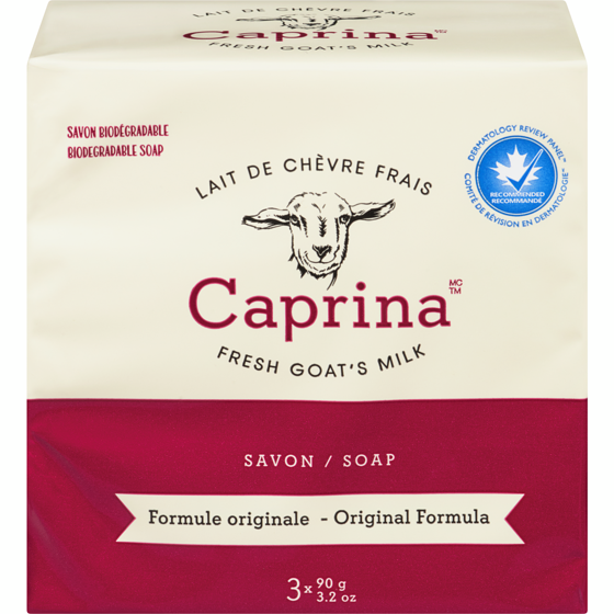 Caprina Savon au lait de chèvre formule originale 270 g, 2,40 $/100g