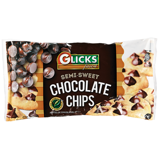 Glicks Kosher Chocolate Chips 283 g, $3.53/100g