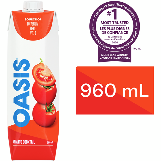 Oasis Tomato Cocktail Juice 960 ml, $0.23/100ml