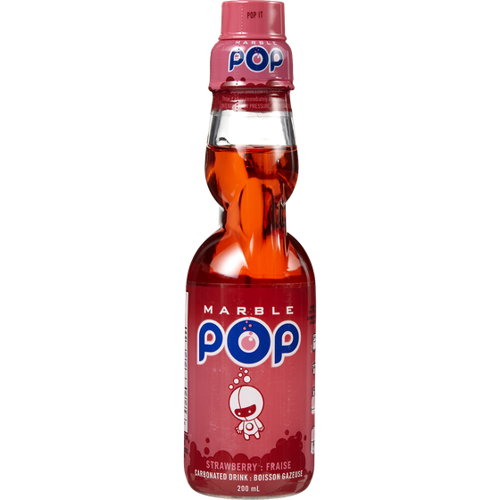 Marble Pop Fraise 200 ml, 1,35 $/100ml