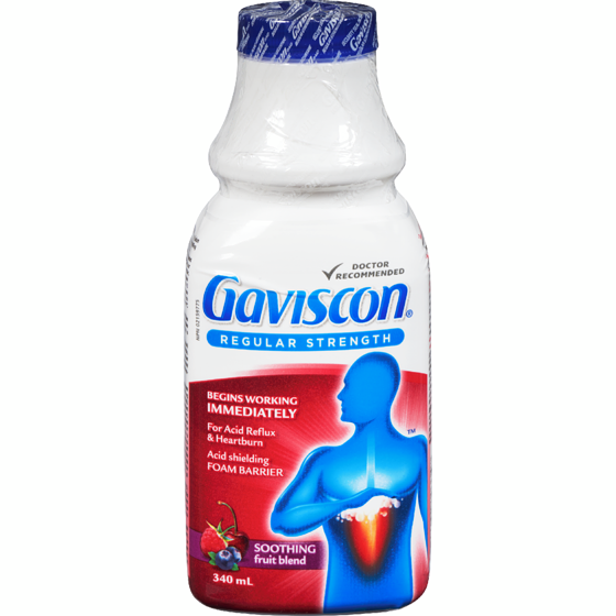 Gaviscon Soothing Liquid, Fruit 340 ml, $4.41/100ml