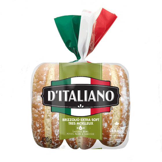 D’Italiano Petits pains à saucisse Brizzolio 420 g, 0,95 $/100g