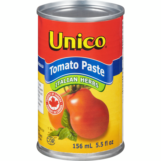 Unico Tomato Paste, Italian Herbs 156 ml, $1.15/100ml