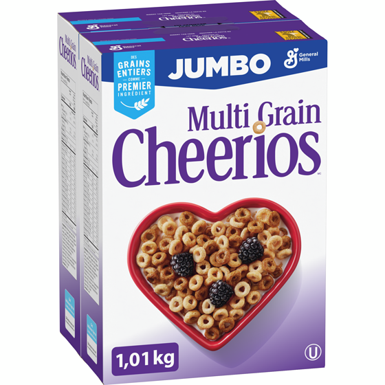 General Mills Cheerios Multi-Grain Céréales, Jumbo 1010 g, 1,09 $/100g
