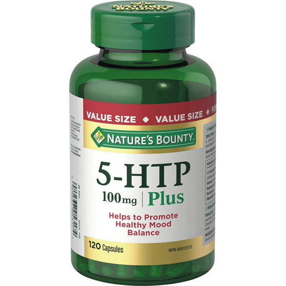 Nature's Bounty 5-HTP 100 mg Plus, For Mood Balance 120 ea, $0.20/1ea