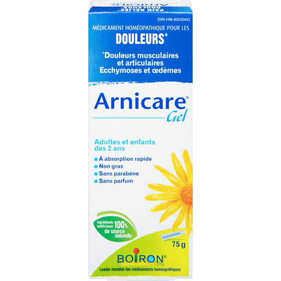 Boiron Arnicare gel pour les douleurs musculaires et articulaires, ecchymoses et oedèmes 75 g, 23,32 $/100g