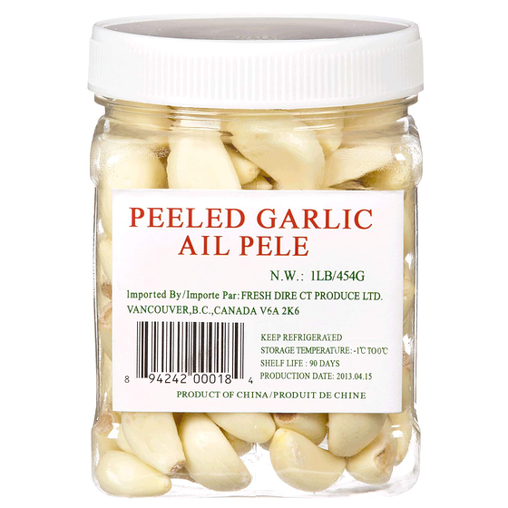 null Peeled Garlic 454 g, $1.10/100g