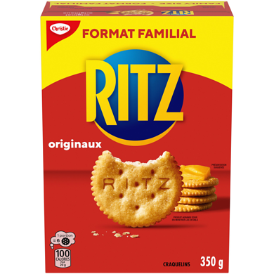 Christie Craquelins Ritz originaux, format familial 350 g, 1,14 $/100g