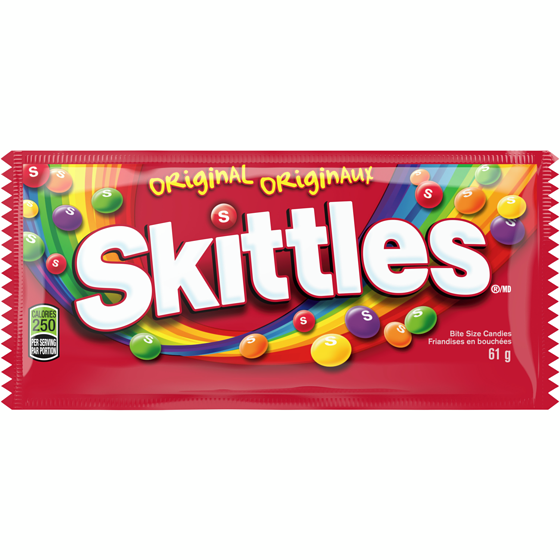 Skittles Original Chewy Candy, Full Size Bag 1 ea