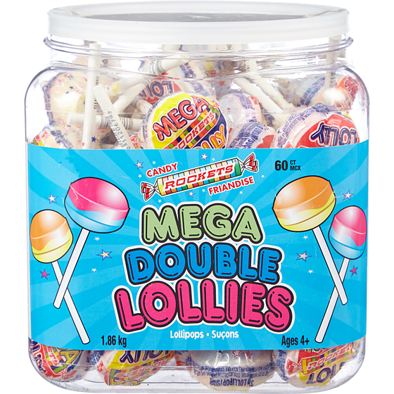 Regal Mega Double Lollies 60x3.875 g, $13.54/100g