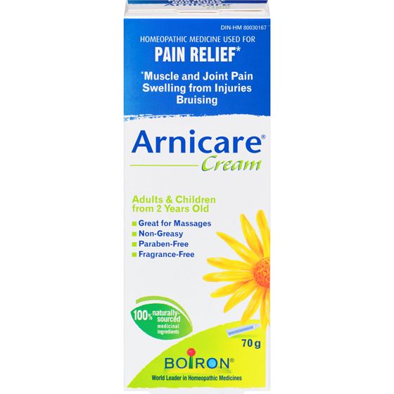 Boiron Arnicare Cream For Muscle And Joint Pain, Swelling From Injuries And Bruising. 70 g, $22.13/100g