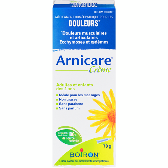 Boiron Arnicare crème pour les douleurs musculaires et articulaires, ecchymoses et oedèmes 70 g, 24,99 $/100g