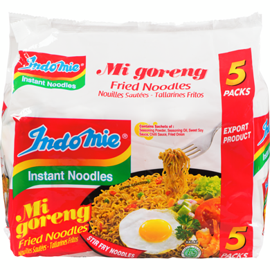Indomie Nouilles sautées instantanées (Mi goreng) 5x85.0 g, 0,82 $/100g