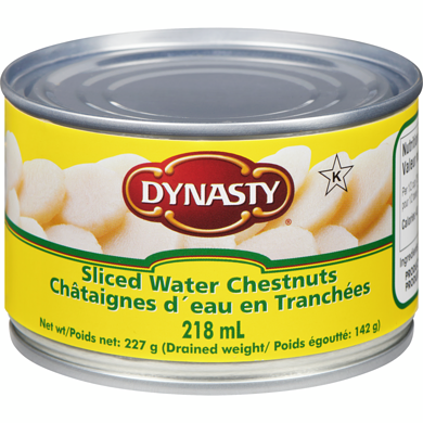 null Sliced Water Chestnuts 218 ml, $0.68/100ml