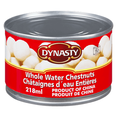 null Châtaignes d’eau entières 218 ml, 0,68 $/100ml