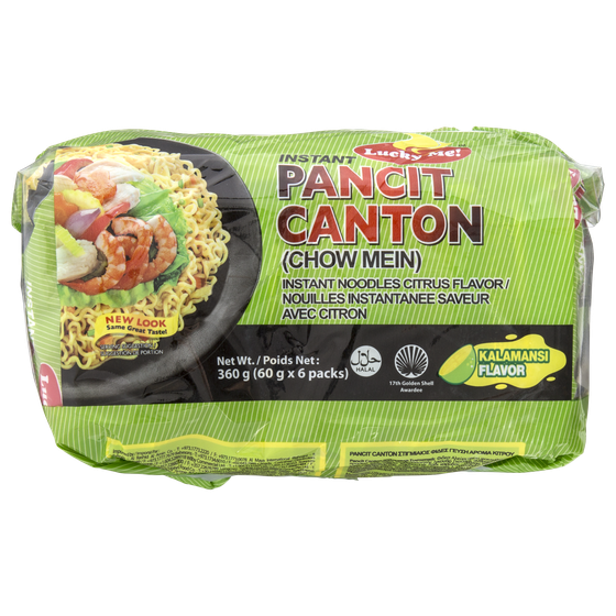 Lucky Me! Instant Pancit Canton Chow Mein Noodles Philippine Lemon Flavour 360 g, $1.11/100g
