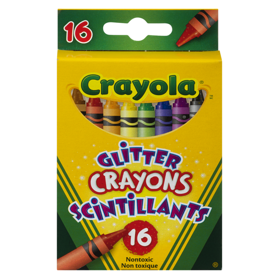 Crayola Glitter Crayons 16x1.0 ea, $0.22/1ea