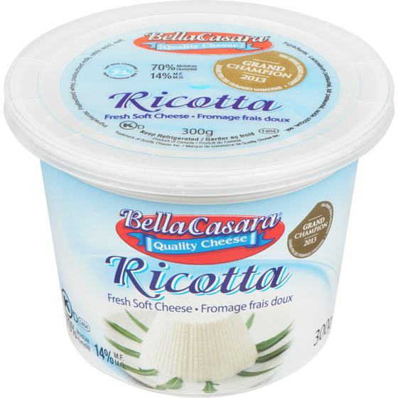 Bella Casara Ricotta Cheese 300 g, $2.66/100g