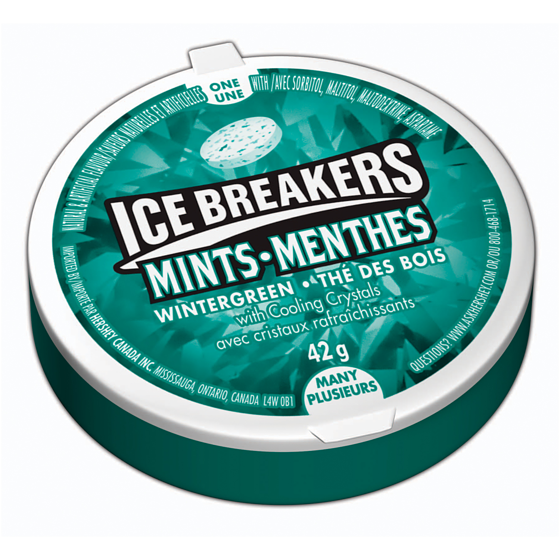Ice Breakers Wintergreen  6x43.0 g, $4.96/100g
