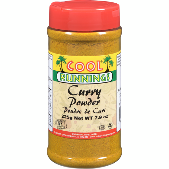 Cool Runnings Cari en poudre 225 g, 2,44 $/100g