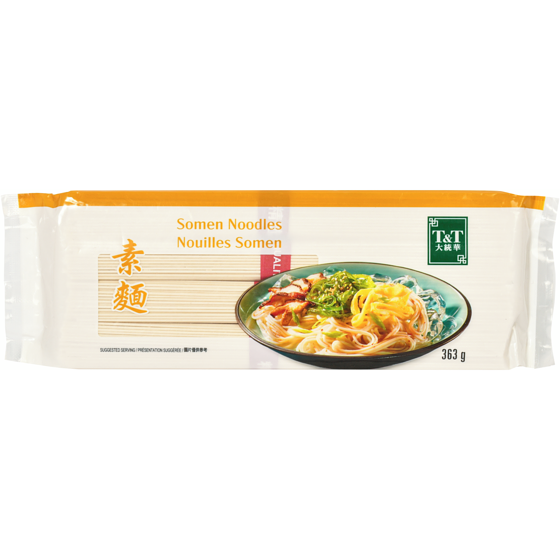 T&T Nouilles somen 363 g, 0,49 $/100g