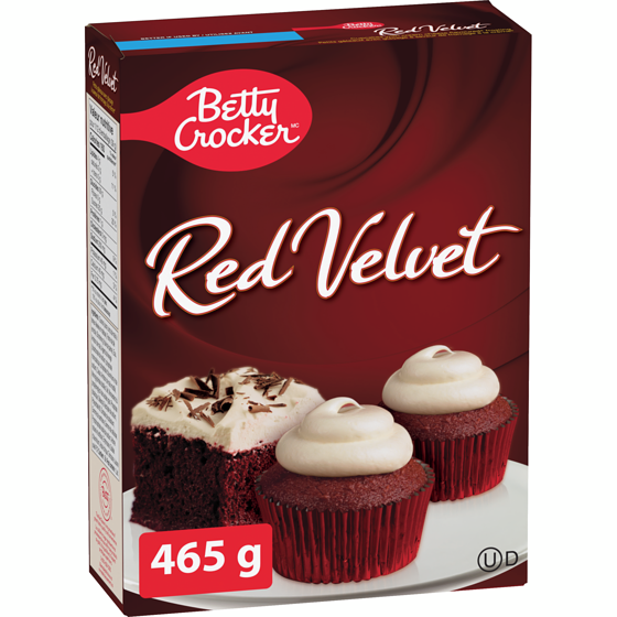 Betty Crocker Mélange à Cupcakes Red Velvet , Glaçage Inclus 465 g, 1,07 $/100g