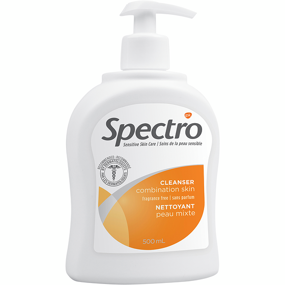 Spectro Facial Cleanser For Combination Skin, Fragrance And Dye Free 500 ml, $3.70/100ml