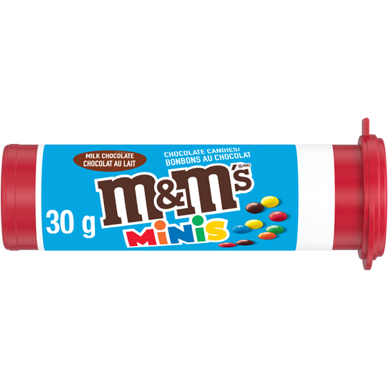 M&M's Milk Chocolate Minis 24x30.0 g, $5.07/100g
