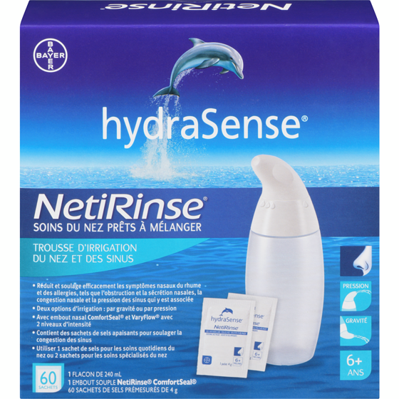 NetiRinse Trousse d’irrigation du nez et des sinus 2 en 1 1 ea, 19,97 $/1ch