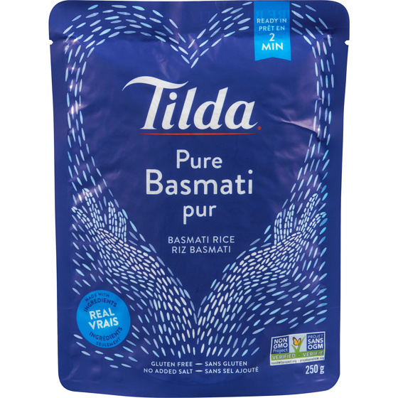 Tilda Rice, Pure Steamed Basmati 250 g, $1.40/100g