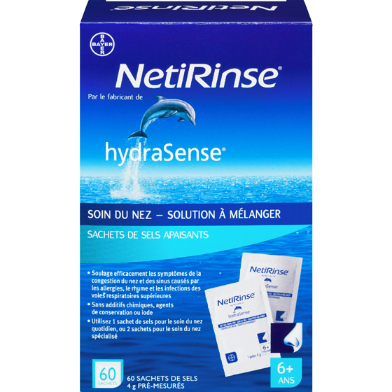 NetiRinse Sachets de sels apaisants 60 ml, 22,45 $/100ml
