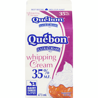 QUEBON 35% Whipping Cream 473 ml, $0.74/100ml