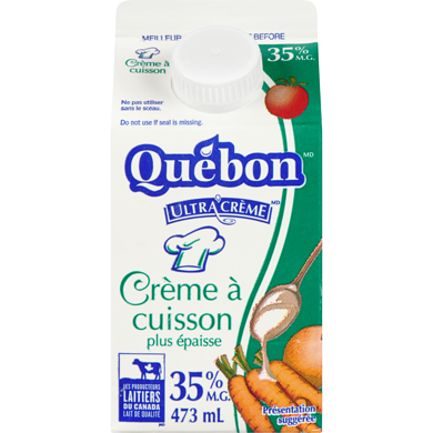 QUÉBON Crème à cuisson 35 % 473 ml, 0,84 $/100ml