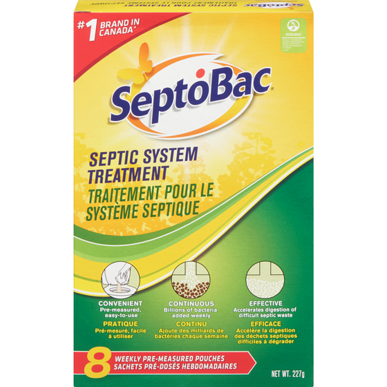 Summit Traitement pour fosse septique SeptoBac 227 g, 3,08 $/100g