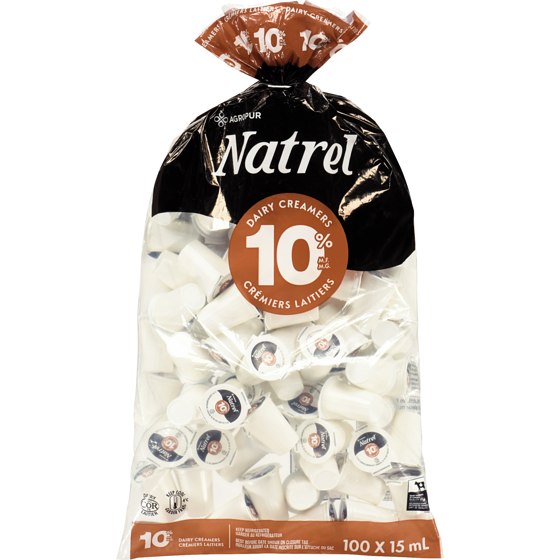Natrel Crémiers laitiers 10% (1,5L) 100x15.0 ml, 0,64 $/100ml