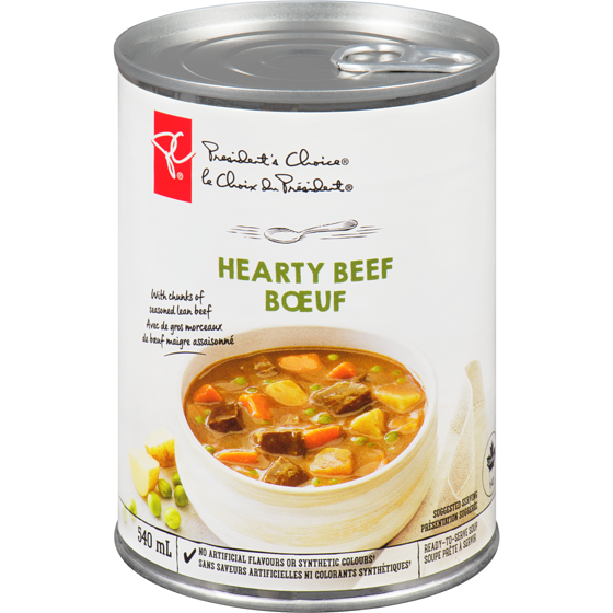 PC ReadyToServe Hearty Beef Soup PC.ca