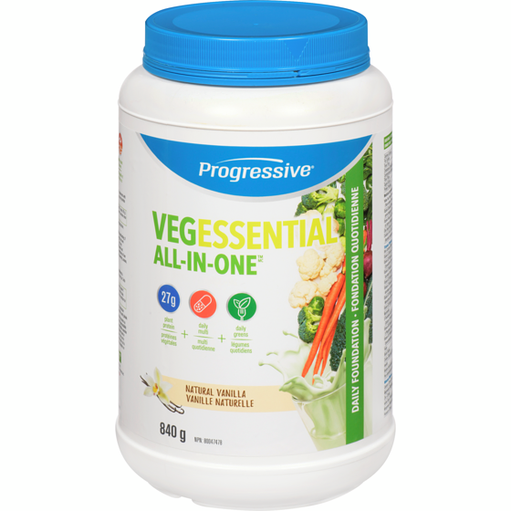 Progressive VegEssential All In One, Vanilla 840 g, $8.93/100g