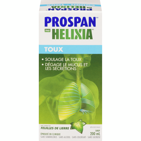 Helixia Sirop pour la toux, adultes 200 ml, 8,75 $/100ml
