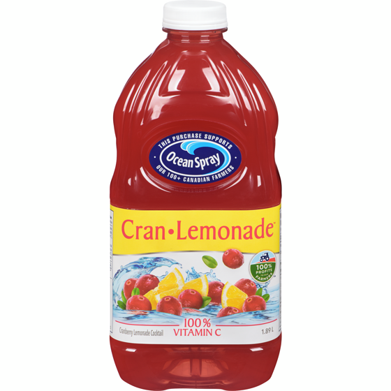 Ocean Spray Cranberry Lemonade Cocktail 1.89 l, $0.24/100ml