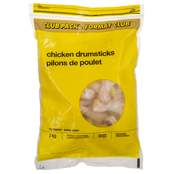 No Name Club Pack Chicken Drumsticks 2 kg, $0.90/100g