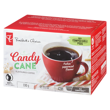 PC Single Serve Pods, Candy Cane 