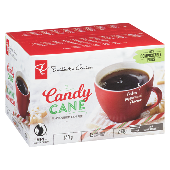 PC Single Serve Pods, Candy Cane 