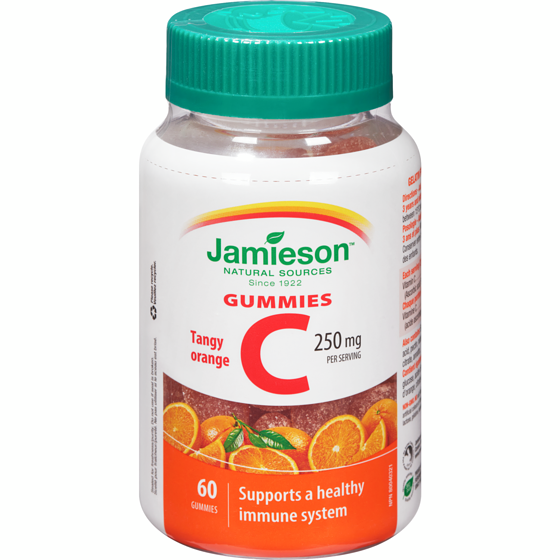 Jamieson Vitamin C Gummies - Tangy Orange 60 ea, $0.22/1ea