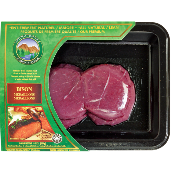 null Bison Medallions 224 g, $7.14/100g