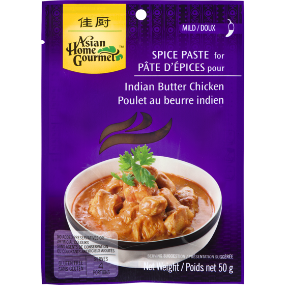 Asian Home Gourmet Indian Butter Chicken Paste 50 g, $4.98/100g