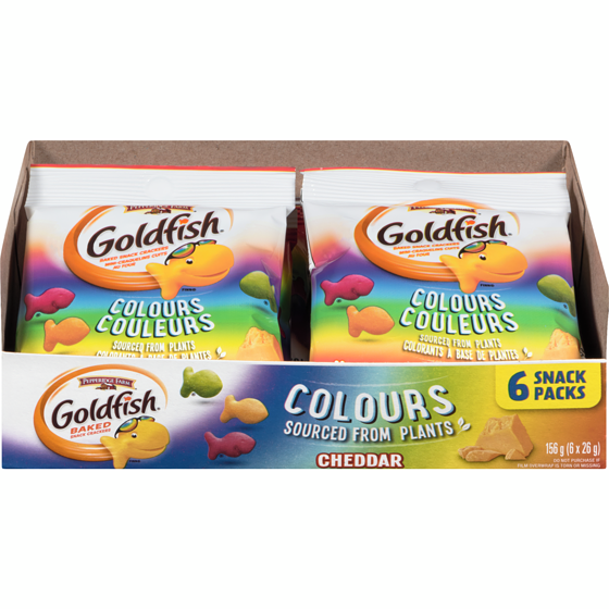 Pepperidge Farm Goldfish Colours (6 Pack) 156 g, $2.24/100g