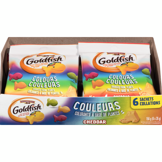 Pepperidge Farm Goldfish Couleurs (6 paquet) 156 g, 2,24 $/100g