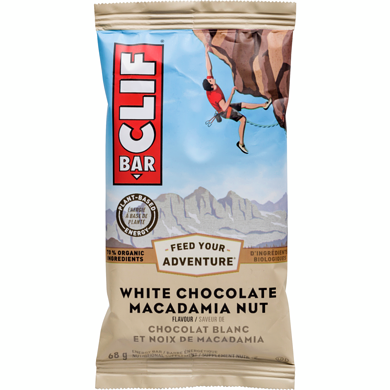 CLIF Energy BarsWhite Chocolate Macadamia Nut, Granola Bar Pack of 12 12x68.0 g, $3.43/100g